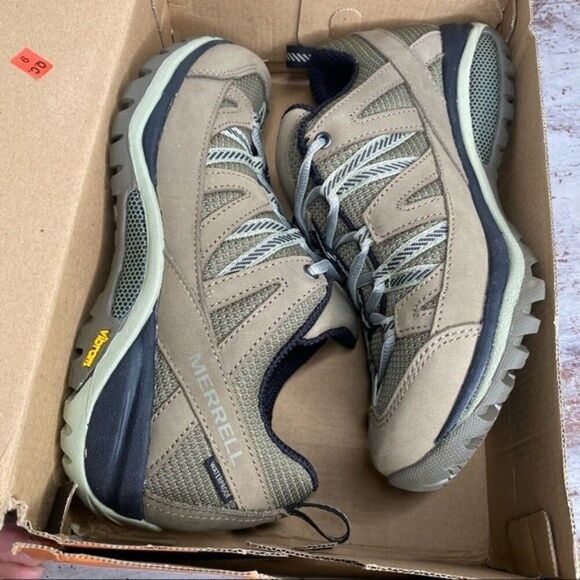 New Merrell Women's Siren Sport 3 vibram Hiking Shoe 6 brindle tea New with box - Picture 9 of 10